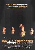 carátula carteles de Los Abajo Firmantes