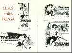 carátula carteles de Tarzan Y El Safari Perdido