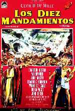carátula carteles de Los Diez Mandamientos - 1956