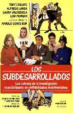 carátula carteles de Los Subdesarrollados