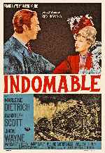 carátula carteles de Indomable - 1942