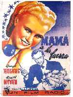 carátula carteles de Mama A La Fuerza - 1939