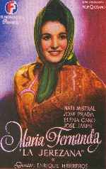 carátula carteles de Maria Fernanda La Jerezana
