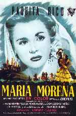 carátula carteles de Maria Morena