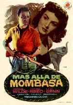 carátula carteles de Mas Alla De Mombasa