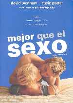 carátula carteles de Mejor Que El Sexo