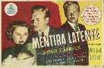 carátula carteles de Mentira Latente