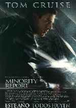 cartula carteles de Minority Report