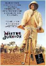 carátula carteles de Mister Johnson