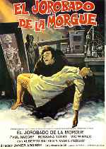 carátula carteles de El Jorobado De La Morgue