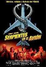 carátula carteles de Serpientes En El Avion