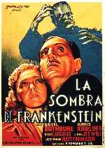 carátula carteles de La Sombra De Frankenstein