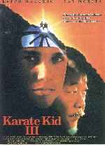 cartula carteles de Karate Kid 3 - El Desafio Final
