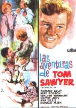 carátula carteles de Las Aventuras De Tom Sawyer - 1938 - V2