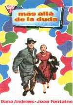carátula carteles de Mas Alla De La Duda - 1956