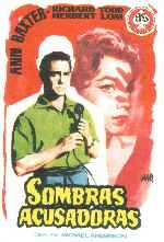 carátula carteles de Sombras Acusadoras