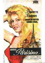 carátula carteles de Una Parisina