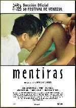 carátula carteles de Mentiras - 1999