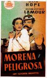 carátula carteles de Morena Y Peligrosa
