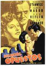 carátula carteles de Mundos Opuestos - 1949