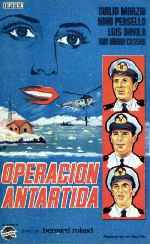 carátula carteles de Operacion Antartida
