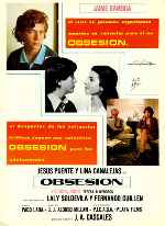 carátula carteles de Obsesion - 1975