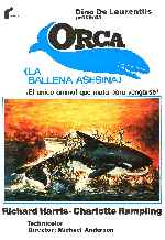 carátula carteles de Orca - La Ballena Asesina