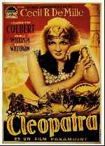 carátula carteles de Cleopatra - 1934 - V6
