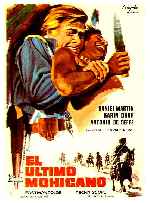 carátula carteles de El Ultimo Mohicano - 1965