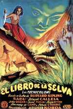 carátula carteles de El Libro De La Selva - 1942