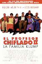 carátula carteles de El Profesor Chiflado 2 - La Familia Klump