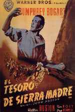carátula carteles de El Tesoro De Sierra Madre - V2