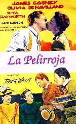 carátula carteles de La Pelirroja - 1941