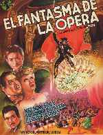 carátula carteles de El Fantasma De La Opera - 1943 - V2