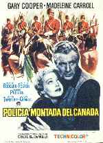 carátula carteles de Policia Montada Del Canada