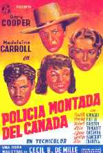 carátula carteles de Policia Montada Del Canada - V2