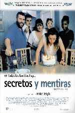 carátula carteles de Secretos Y Mentiras - 1996