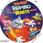 carátula cd de Tom Y Jerry - Rumbo A Marte - Custom