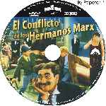 carátula cd de Los Hermanos Marx - El Conflicto De Los Hermanos Marx - Custom - V2