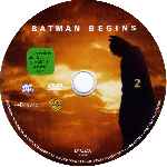 carátula cd de Batman Begins - Dvd 02