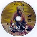 carátula cd de El Doctor Mabuse - El Gran Jugador - Origenes Del Cine - Disco 1