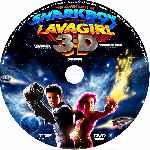 carátula cd de Las Aventuras De Sharkboy Y Lavagirl - 3d - Custom - V2