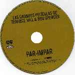 carátula cd de Par Impar - Las Grandes Peliculas De Terence Hill Y Bud Spencer