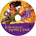 carátula cd de El Jorobado De Notre Dame - Clasicos Disney - Custom - V2