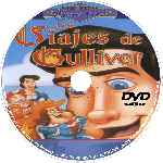 carátula cd de Los Viajes De Gulliver - 1995 - Cuentos Encantados - Custom