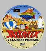 cartula cd de Asterix - Las Doce Pruebas - Custom