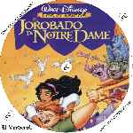 carátula cd de El Jorobado De Notre Dame - Clasicos Disney - Custom