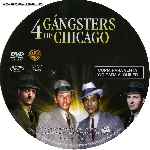 carátula cd de 4 Gangsters De Chicago