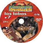 carátula cd de El Maravilloso Mundo De Los Animales - Volumen 07 - Los Lobos - Custom