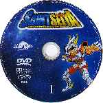 carátula cd de Saint Seiya - Los Caballeros Del Zodiaco - Dvd 01